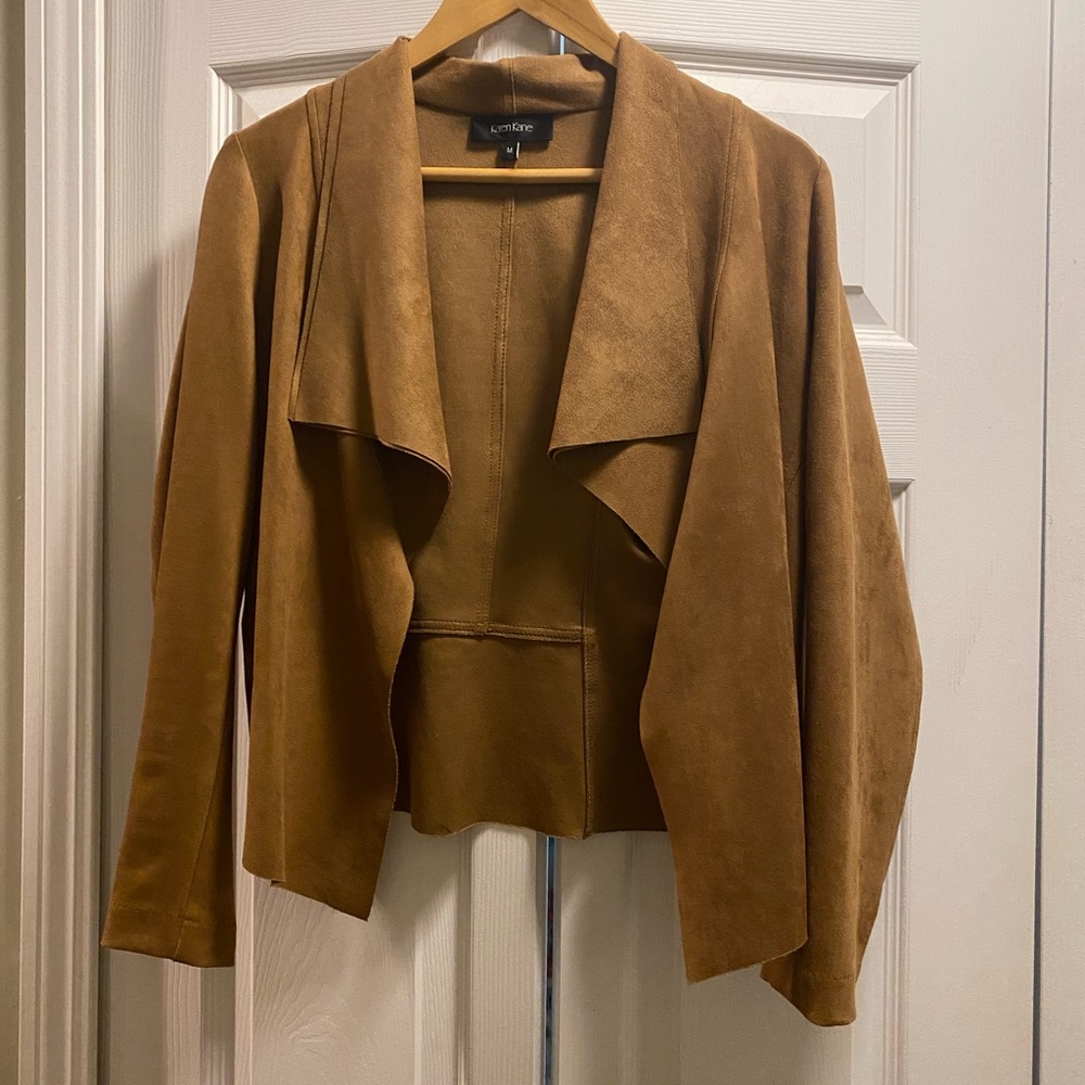 Karen Kane brown suede jacket M